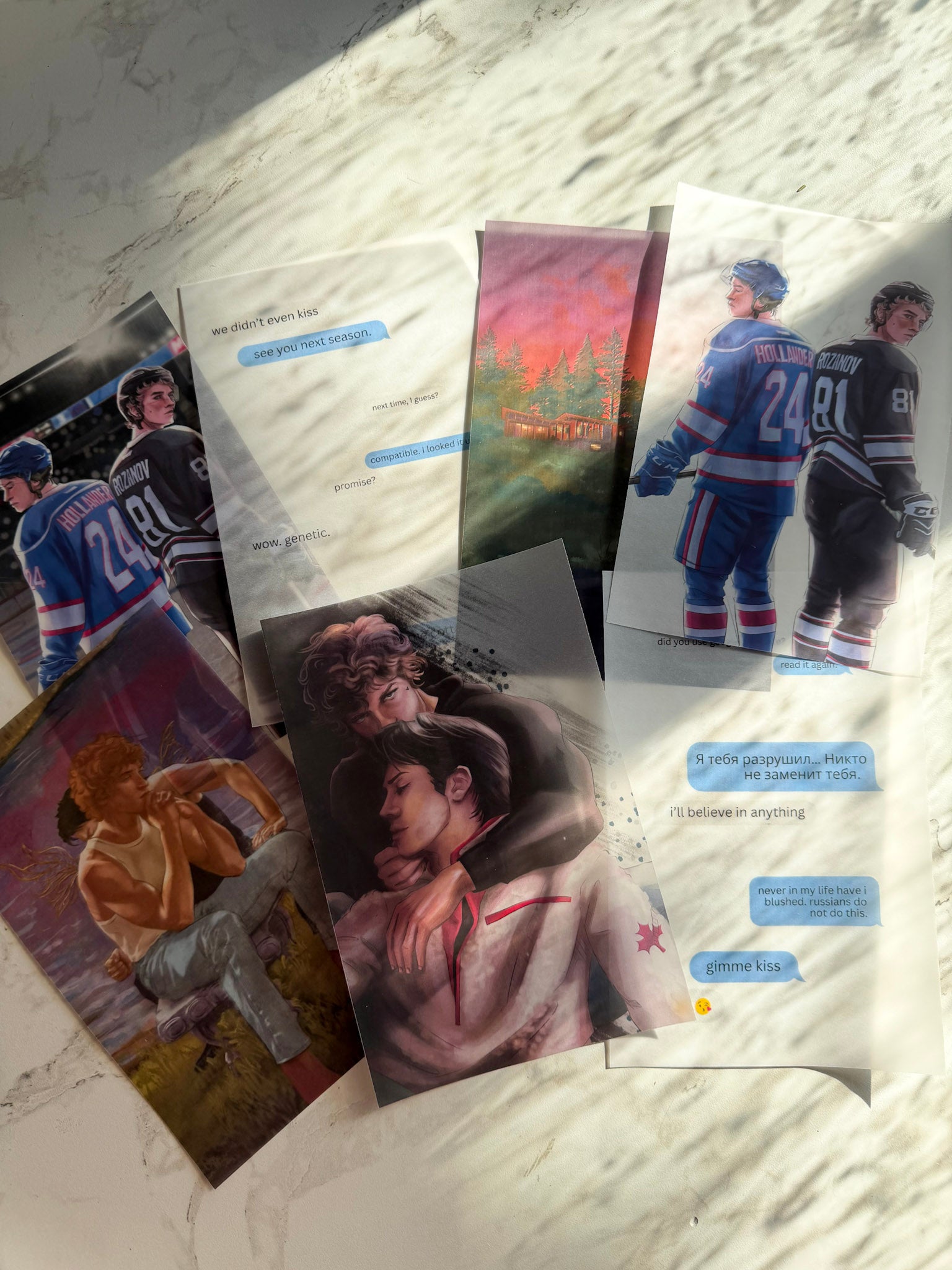 Heated Rivalry Overlays Set One