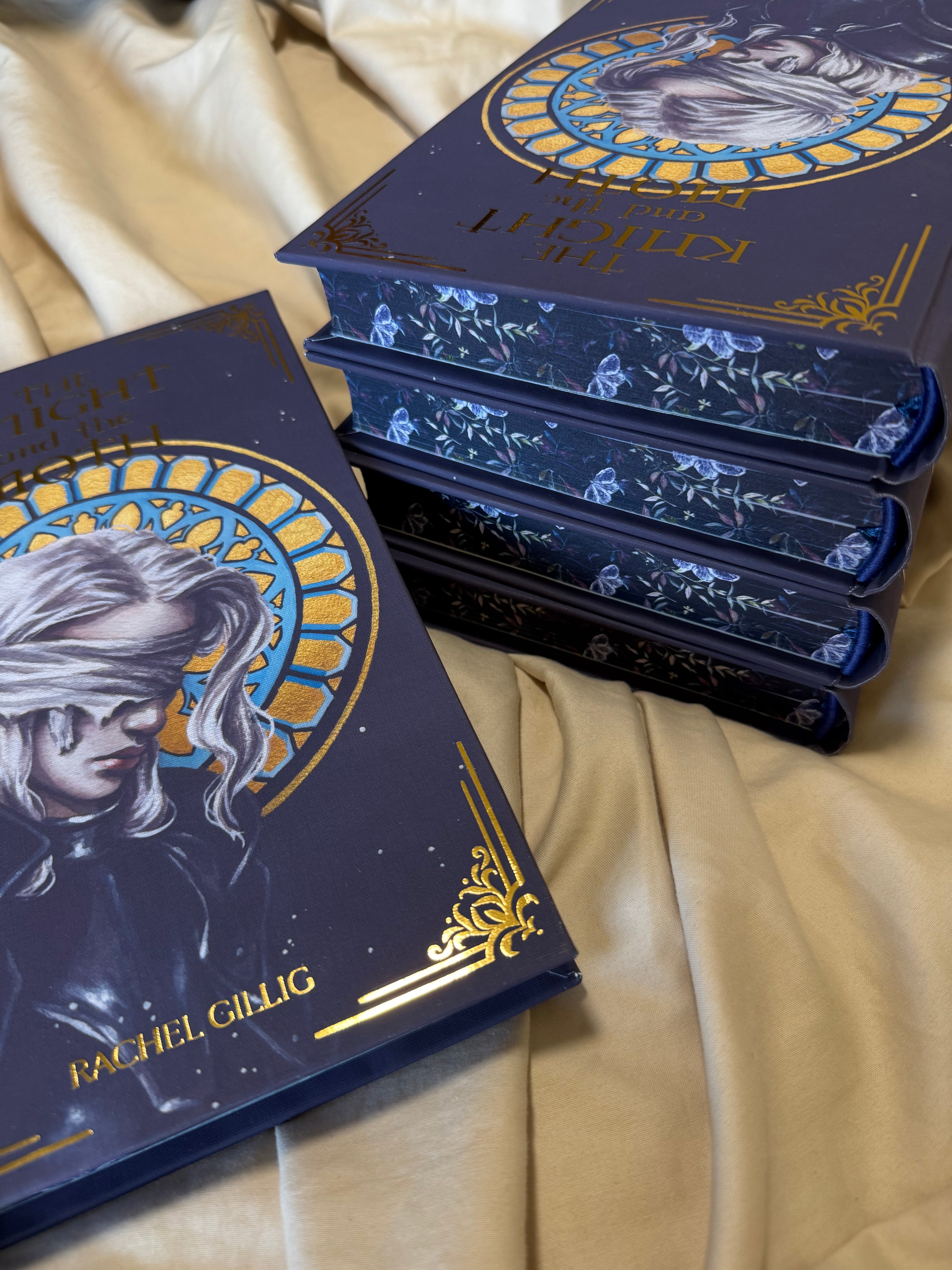 Deluxe Edition of The Knight and the Moth by Rachel Gillig in Collaboration with Artist Karina Giada
