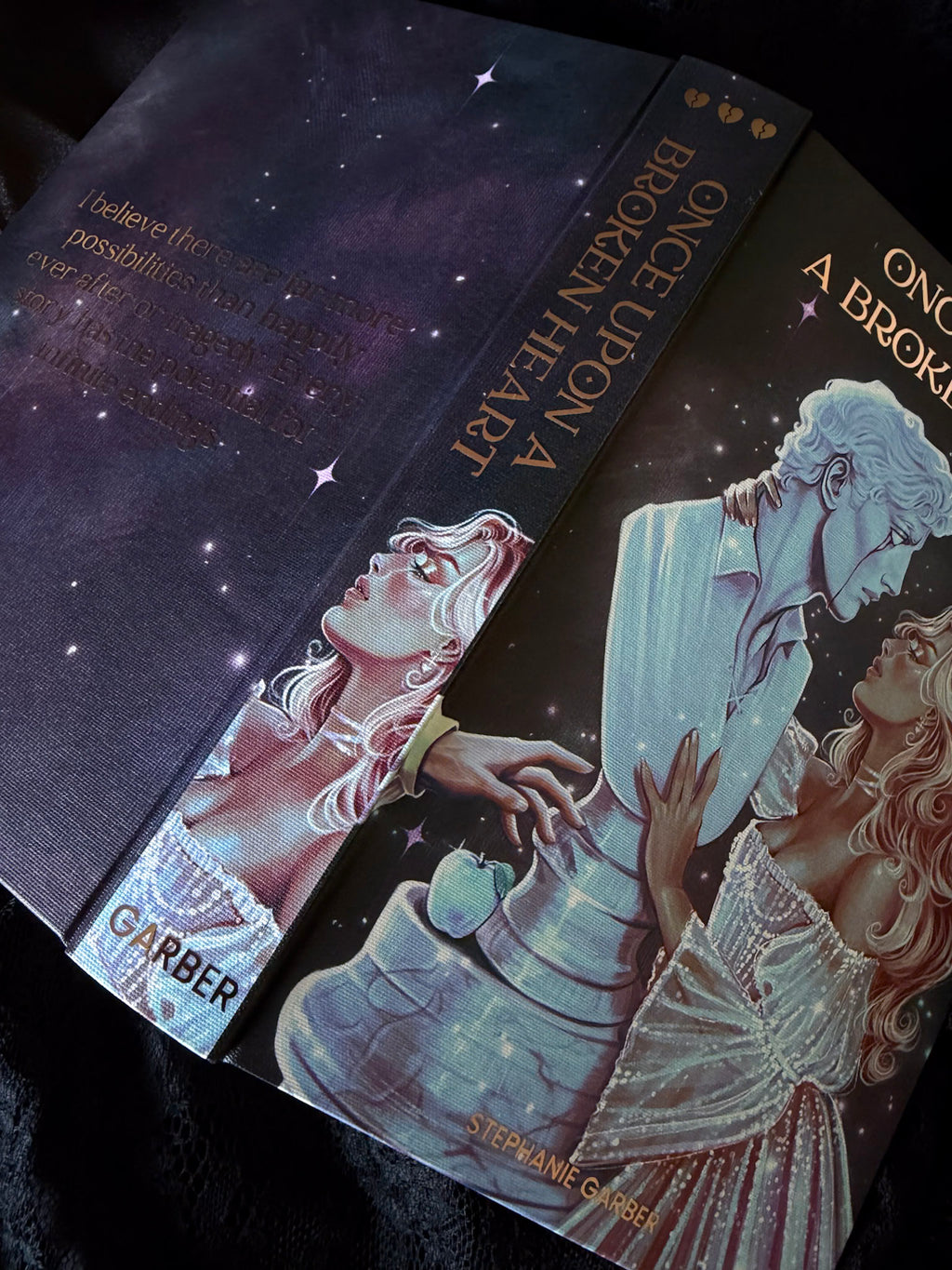 Once Upon a Broken Heart by Stephanie Garber ft art from Moony Draws