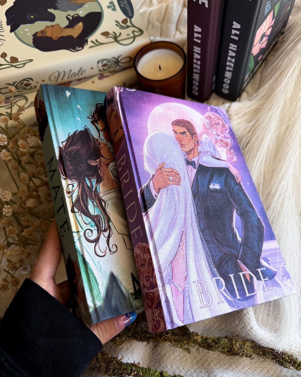 Bride & Mate by Ali Hazelwood ft art by Lucia Aranda