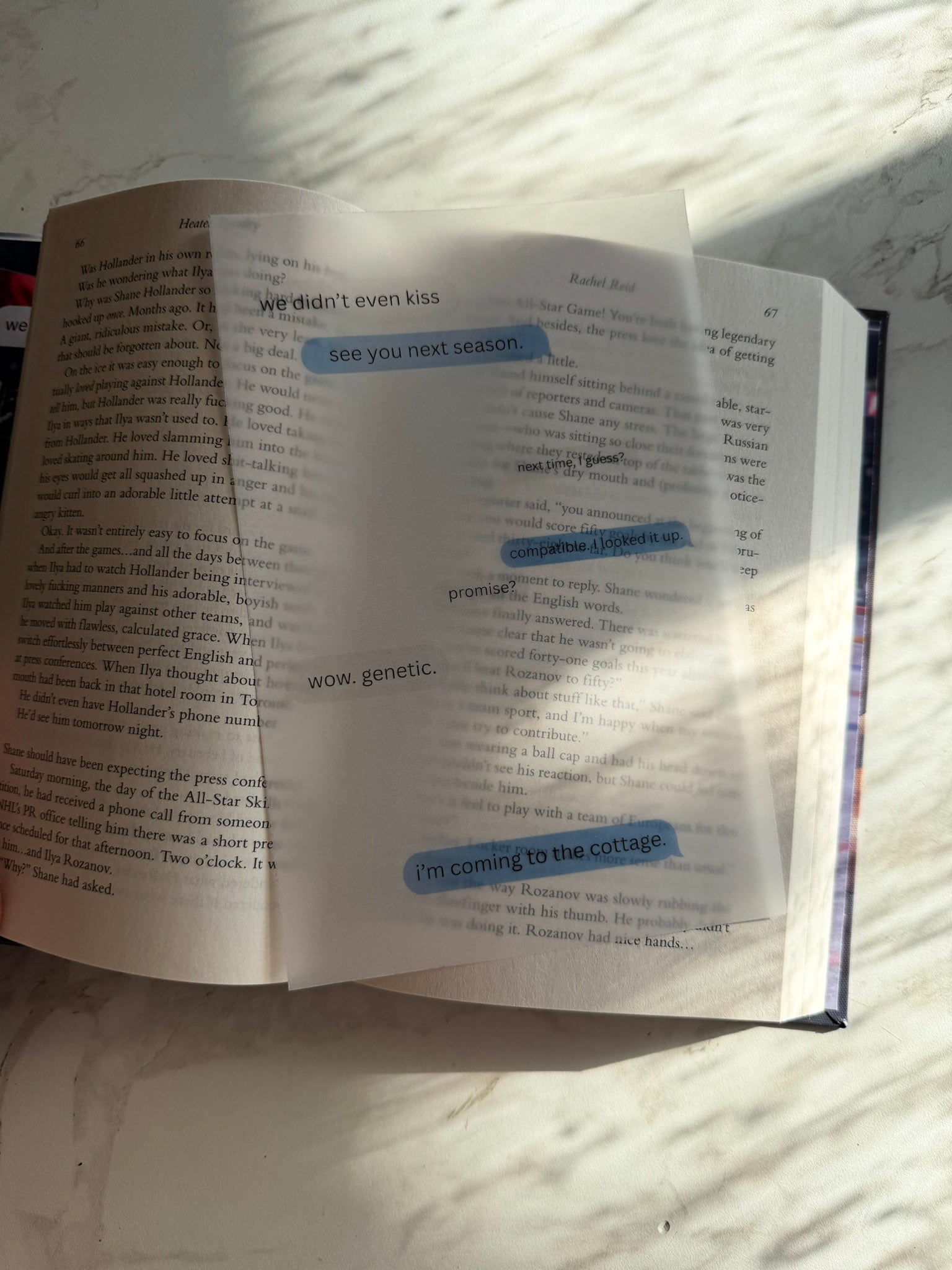 Heated Rivalry Overlays Set One