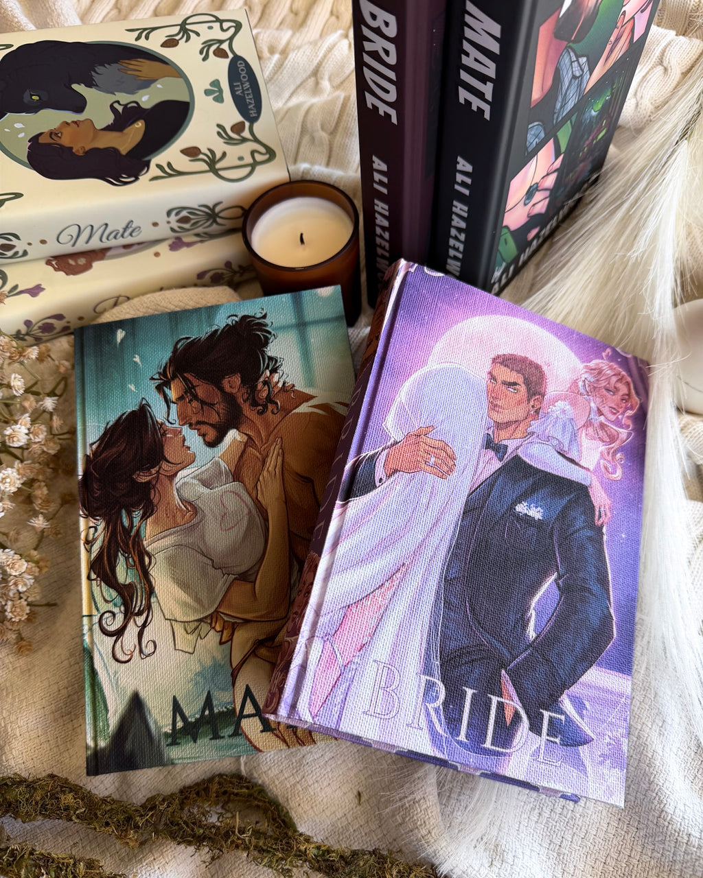 Bride & Mate by Ali Hazelwood ft art by Lucia Aranda