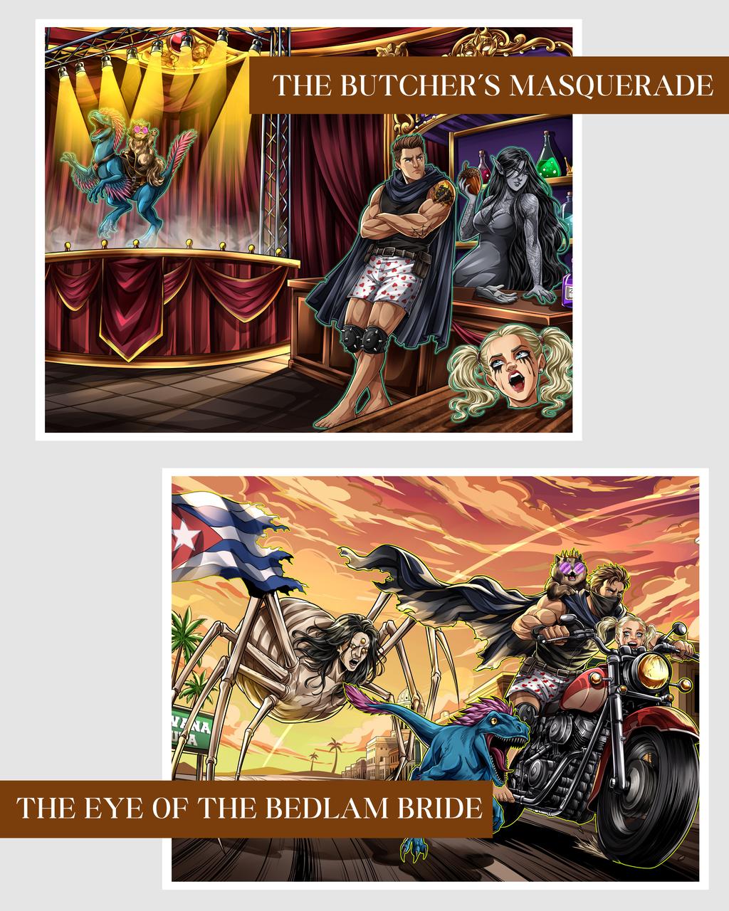 8.5 x 11 Dungeon Crawler Carl Art Prints ft Art by Duarduart