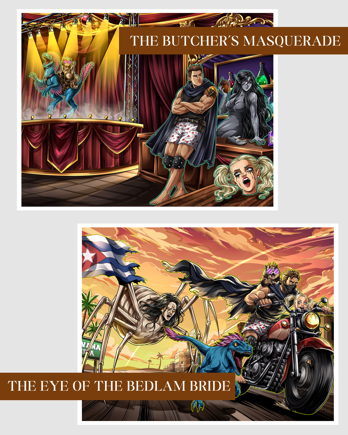 8.5 x 11 Dungeon Crawler Carl Art Prints ft Art by Duarduart