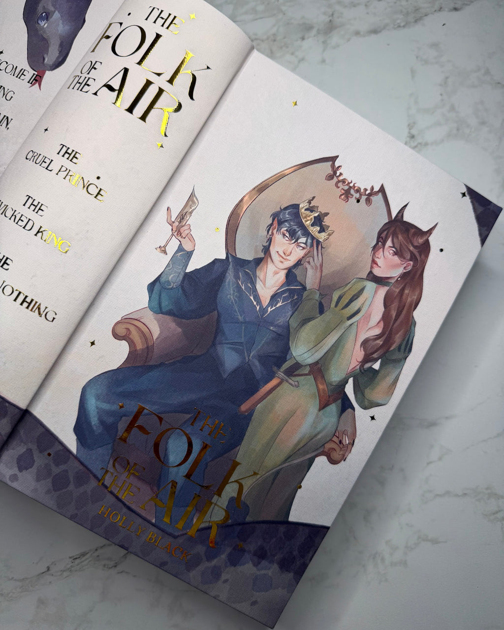 The Folk of the Air by Holly Black Omnibus Binding ft. Art by Talita Asami