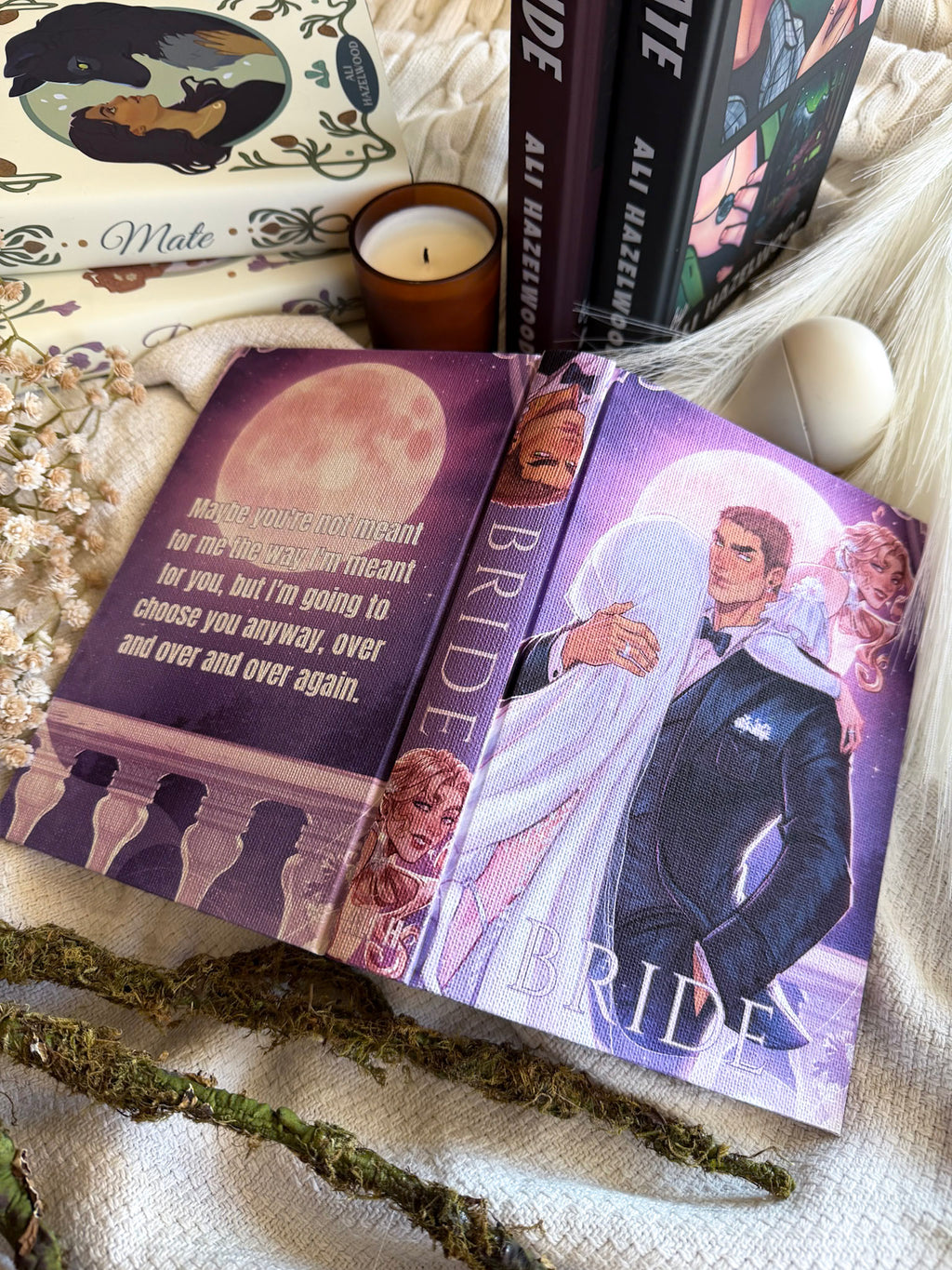 Bride & Mate by Ali Hazelwood ft art by Lucia Aranda