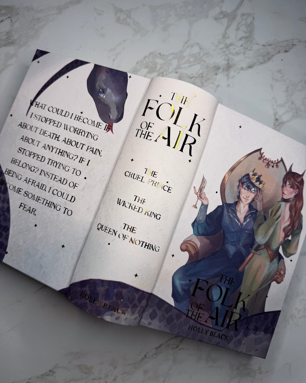 The Folk of the Air by Holly Black Omnibus Binding ft. Art by Talita Asami