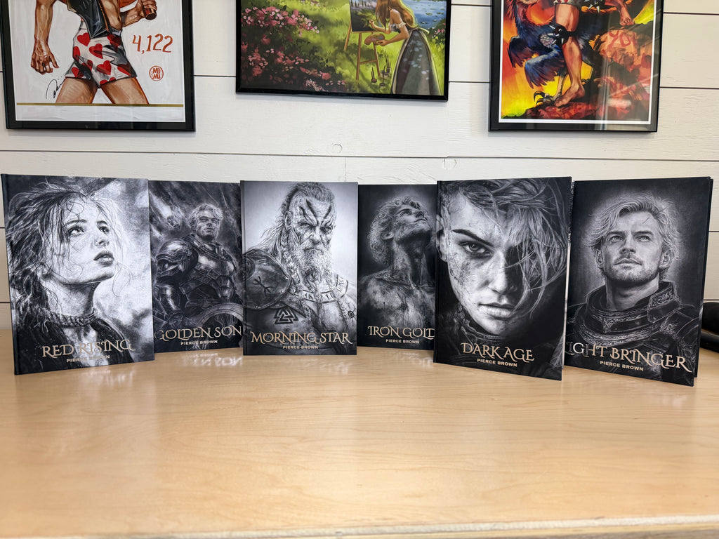 Red Rising Series by Pierce Brown ft art by Red Murphy
