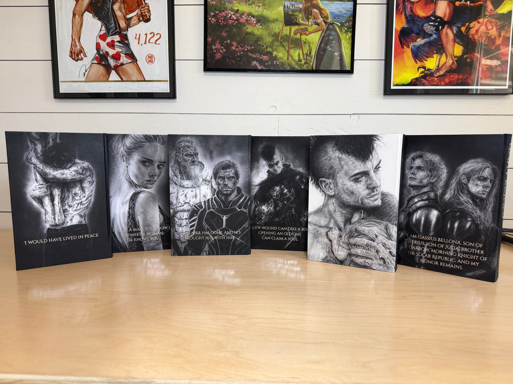Red Rising Series by Pierce Brown ft art by Red Murphy