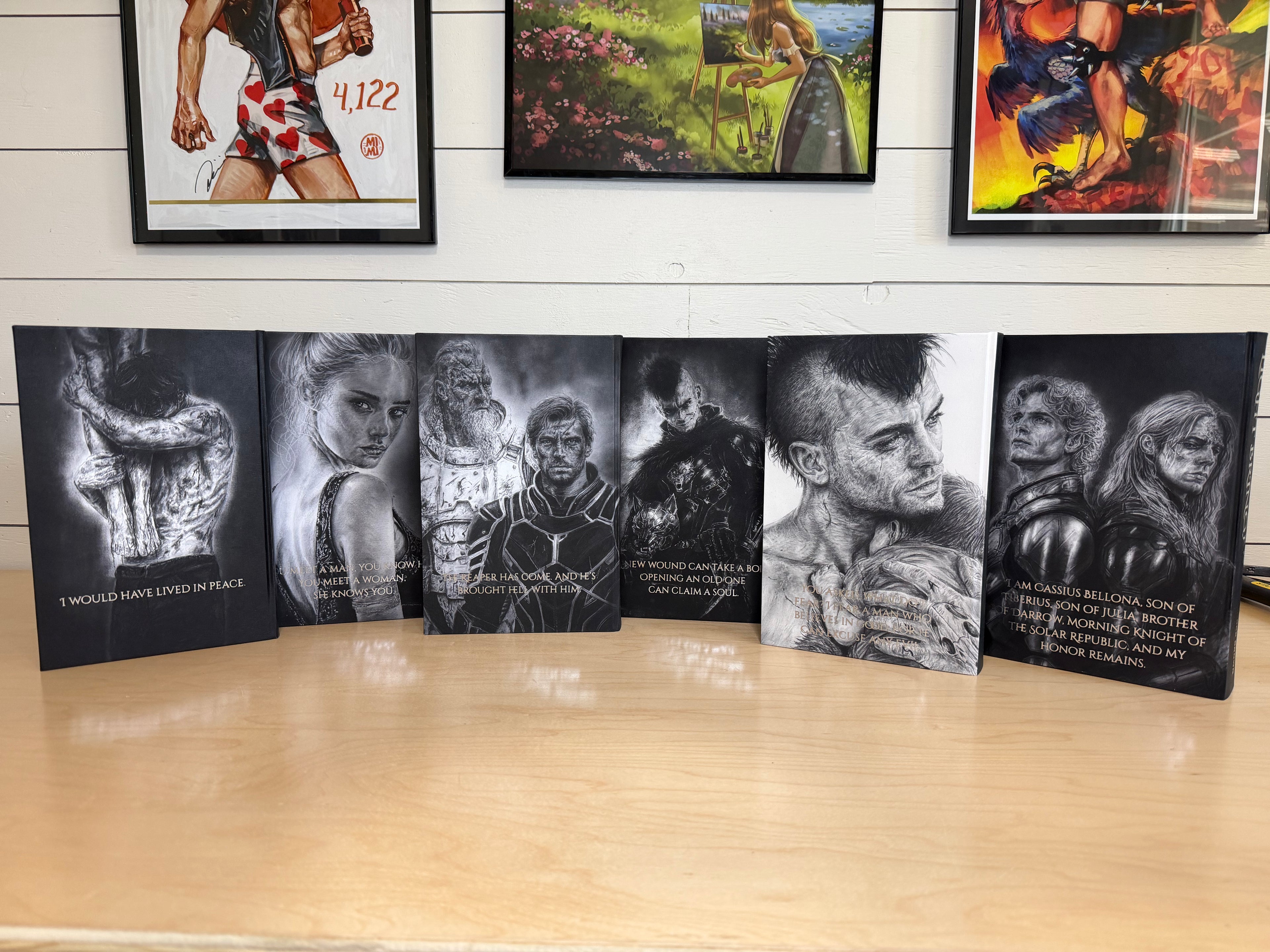 Red Rising Series by Pierce Brown ft art by Red Murphy