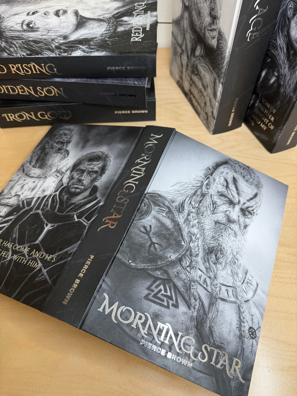 Red Rising Series by Pierce Brown ft art by Red Murphy