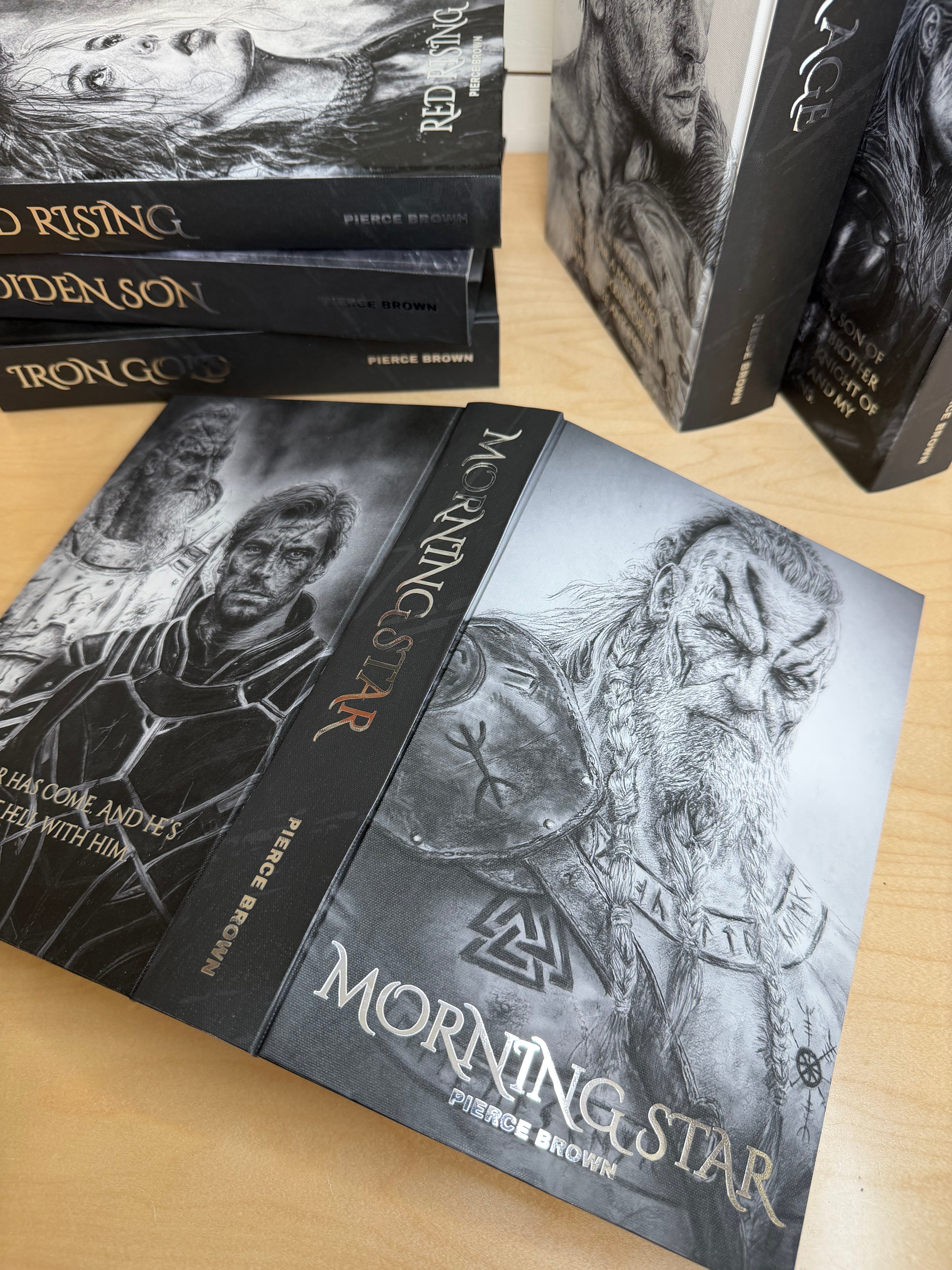 Red Rising Series by Pierce Brown ft art by Red Murphy