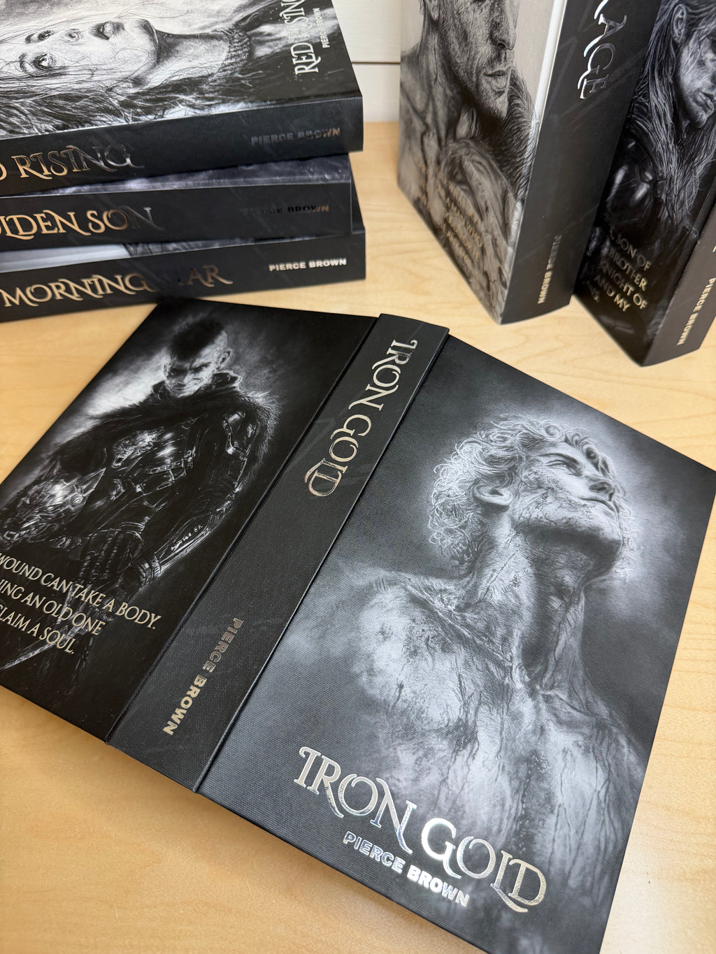Red Rising Series by Pierce Brown ft art by Red Murphy