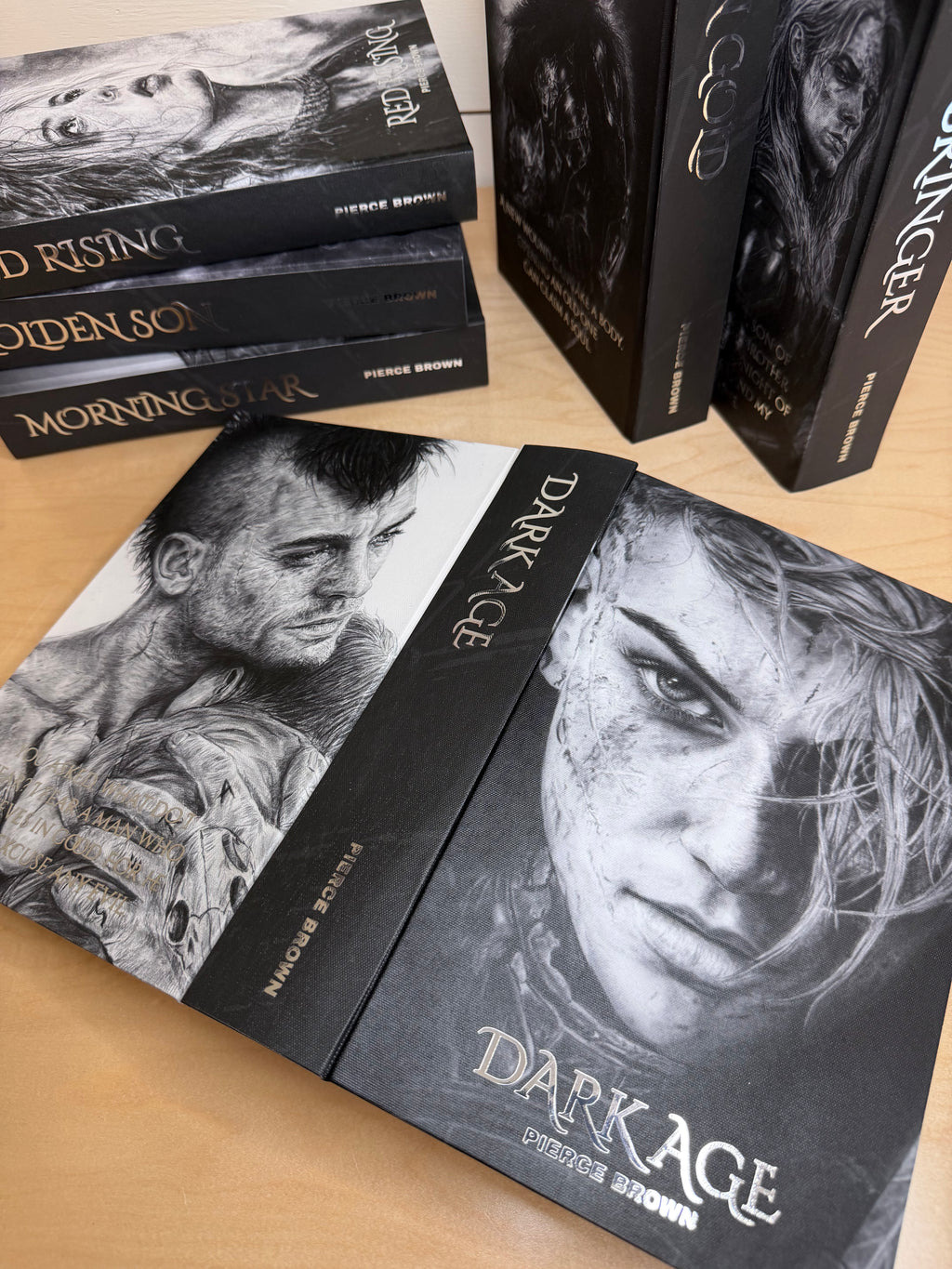 Red Rising Series by Pierce Brown ft art by Red Murphy