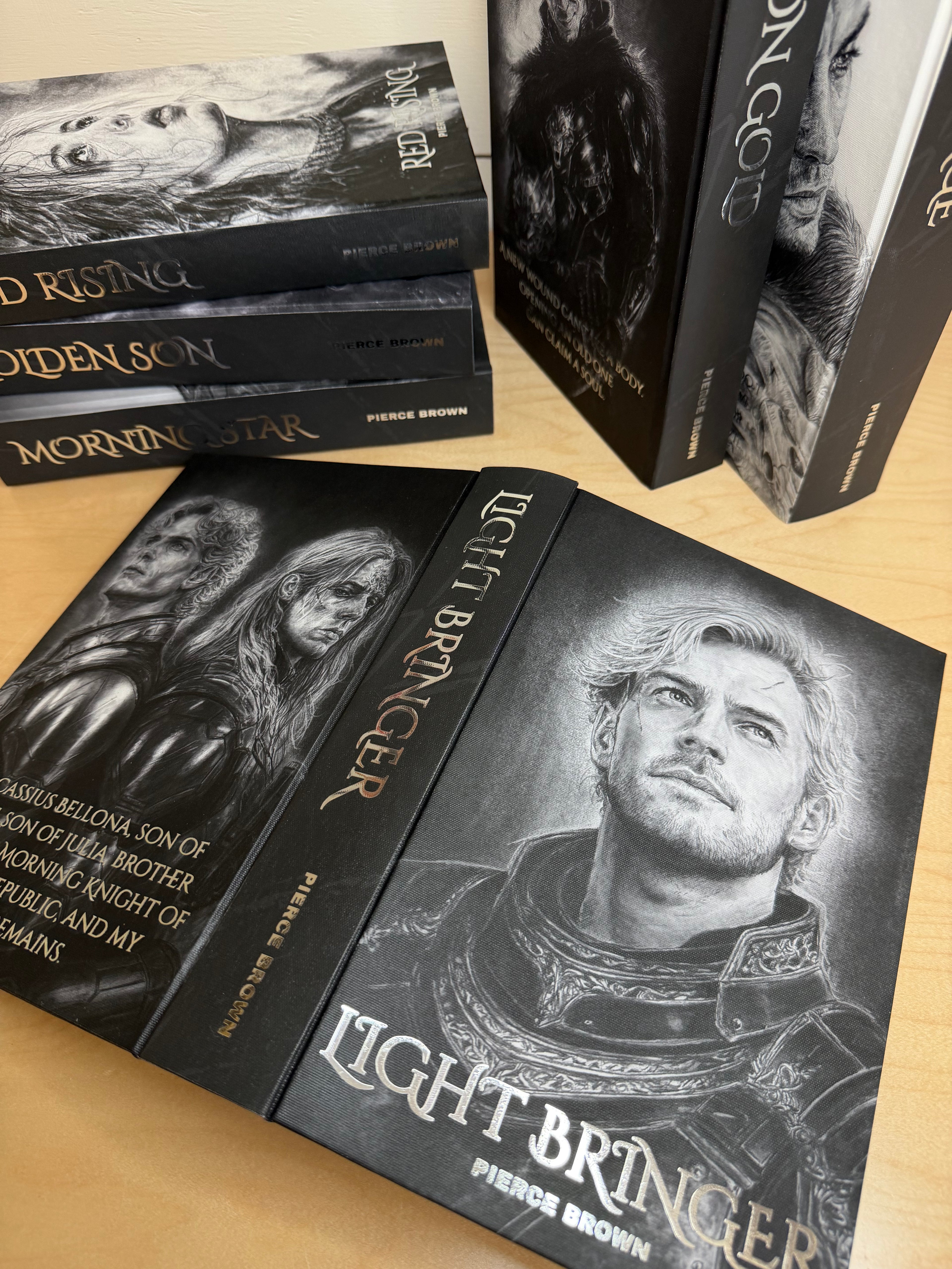 Red Rising Series by Pierce Brown ft art by Red Murphy