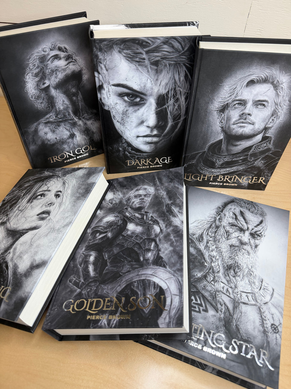 Red Rising Series by Pierce Brown ft art by Red Murphy