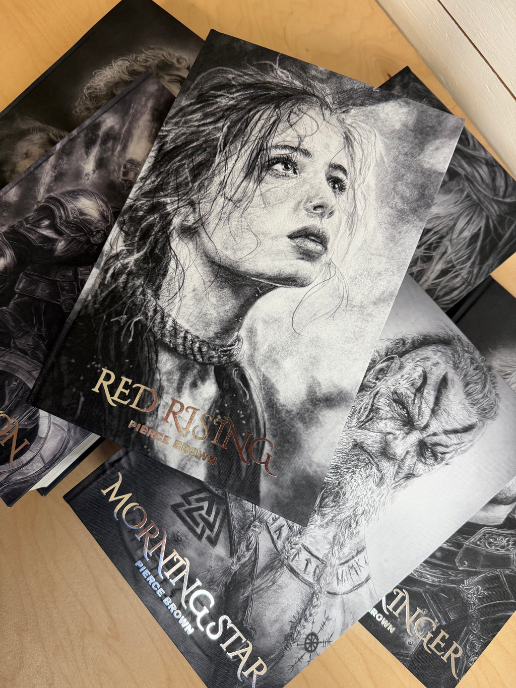 Red Rising Series by Pierce Brown ft art by Red Murphy