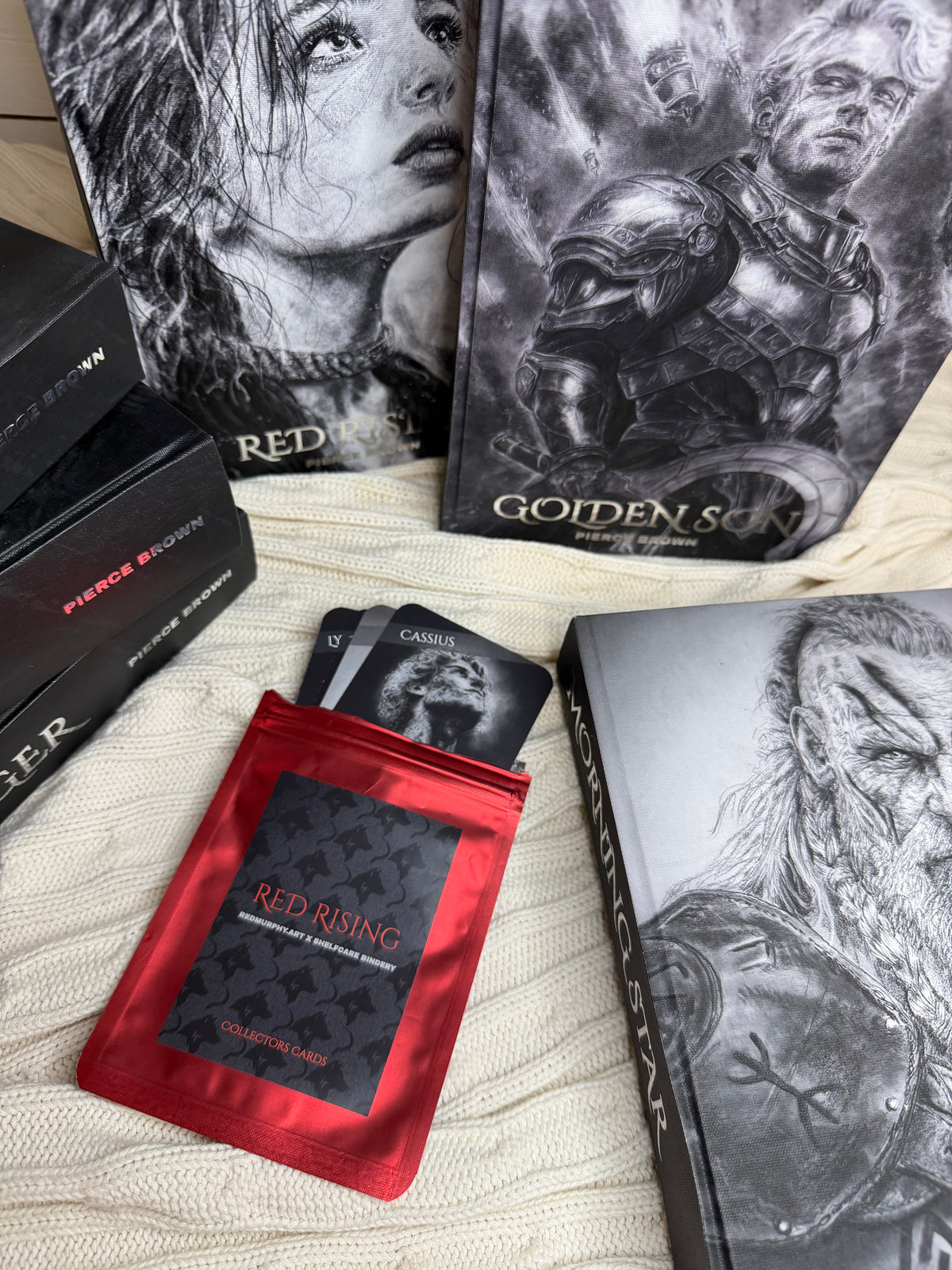 EP 1: Red Rising Collectors Cards Red Murphy Art x ShelfCare Bindery