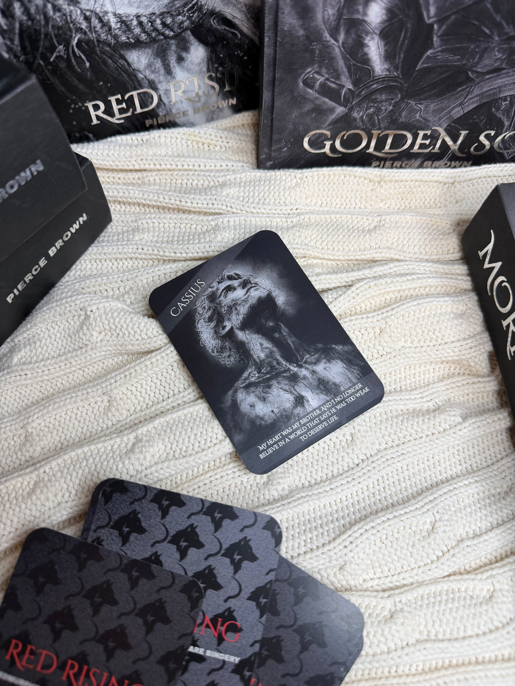 EP 1: Red Rising Collectors Cards Red Murphy Art x ShelfCare Bindery