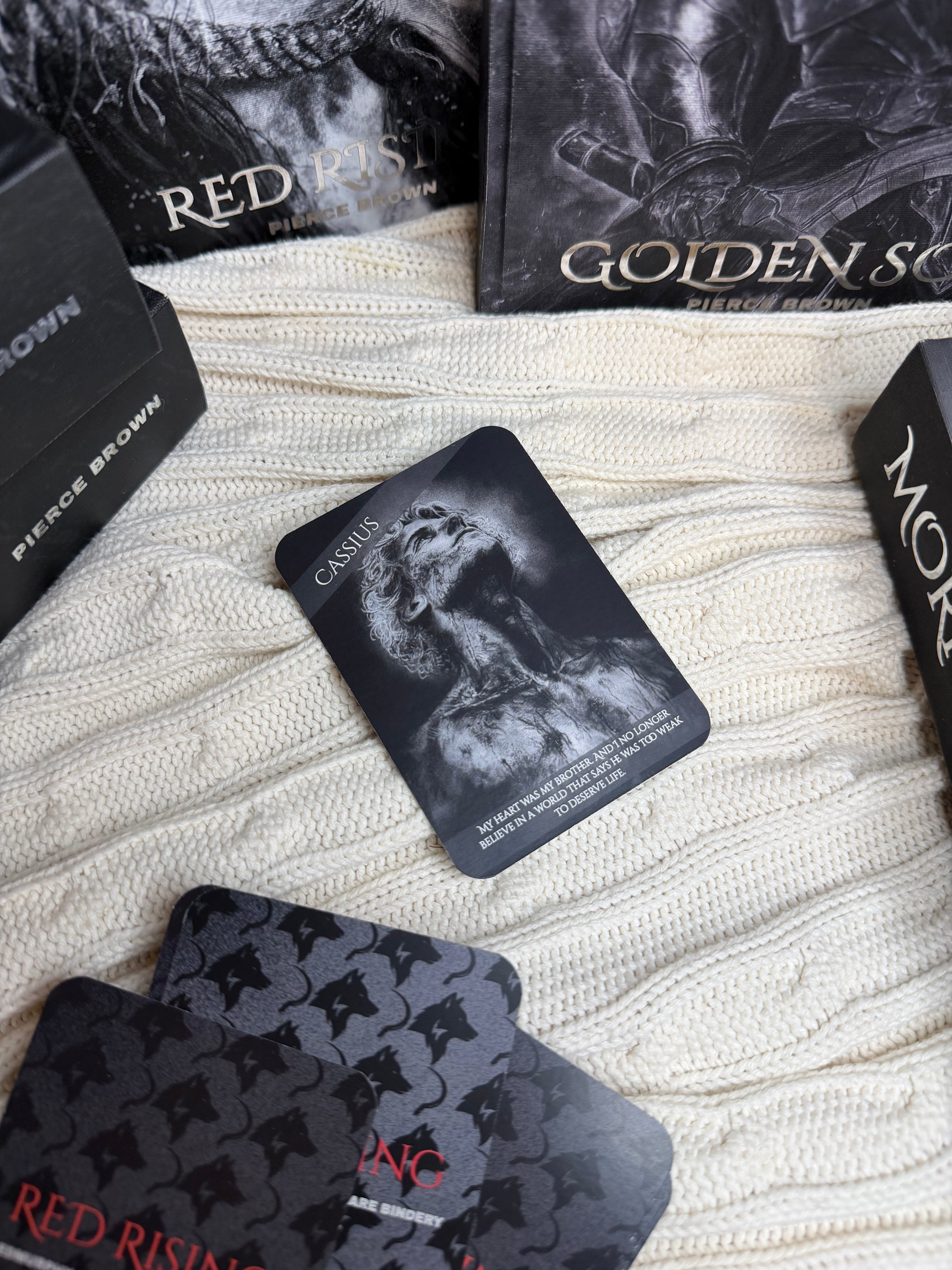 EP 1: Red Rising Collectors Cards Red Murphy Art x ShelfCare Bindery