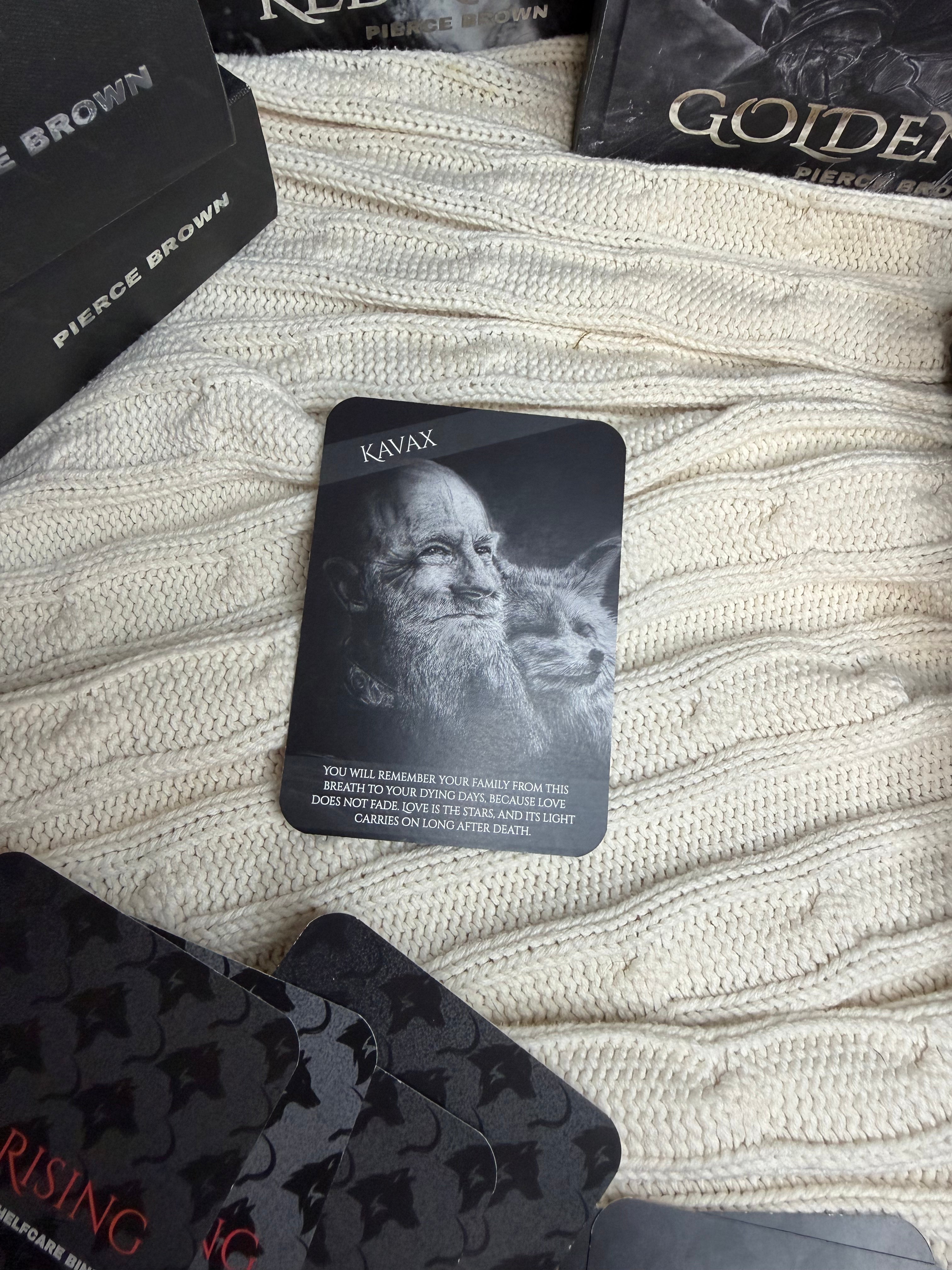 EP 1: Red Rising Collectors Cards Red Murphy Art x ShelfCare Bindery