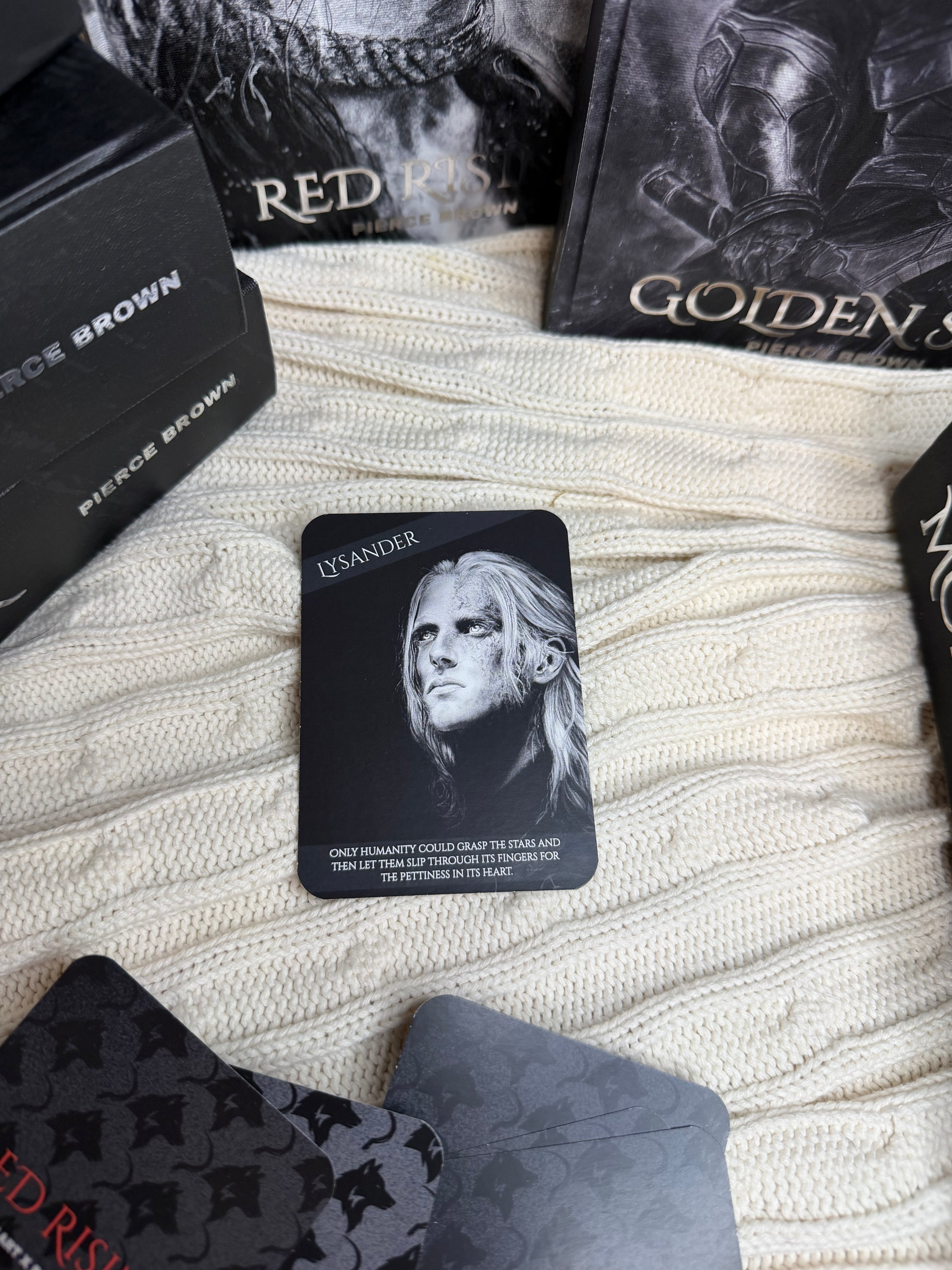EP 1: Red Rising Collectors Cards Red Murphy Art x ShelfCare Bindery