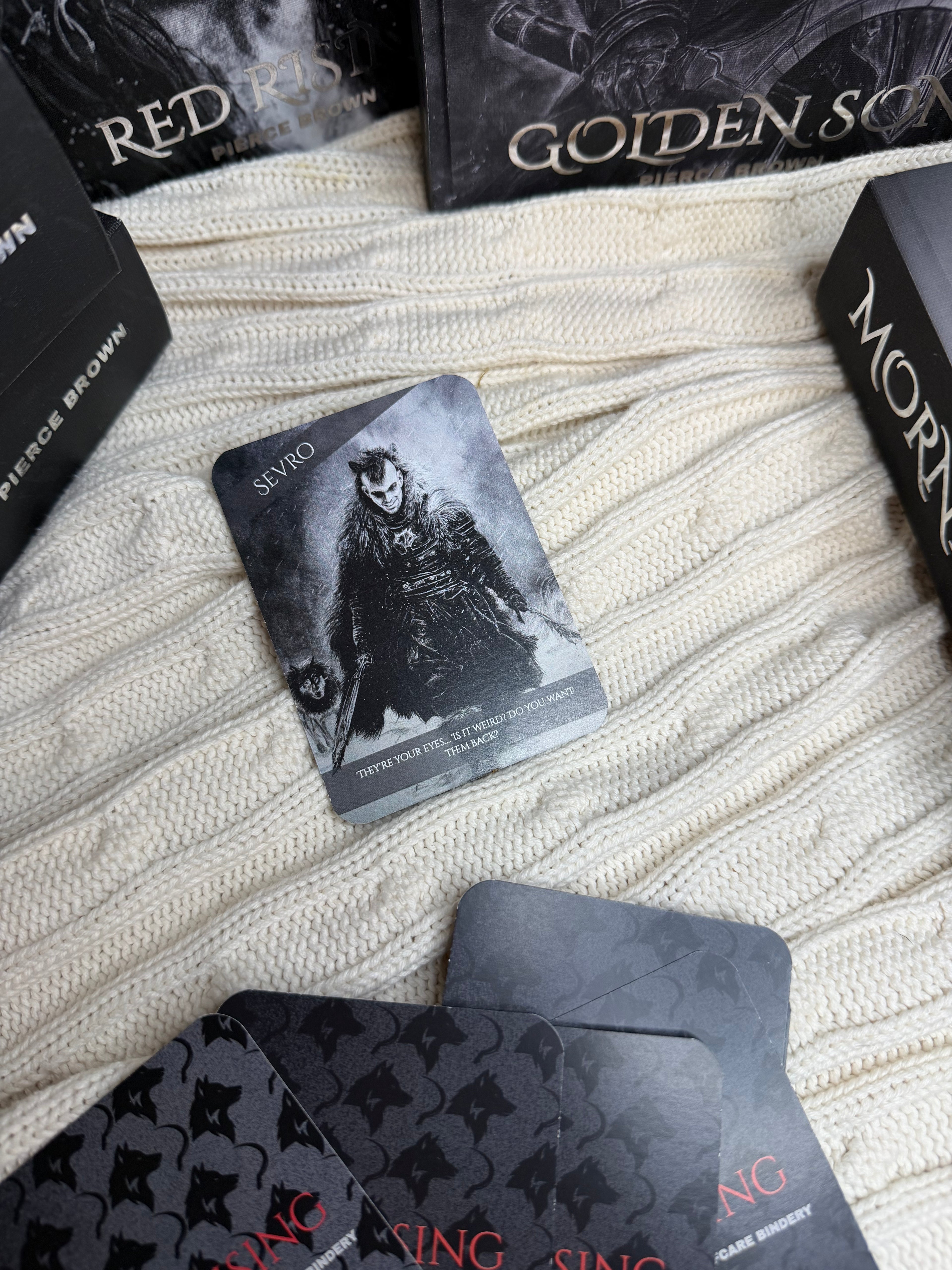EP 1: Red Rising Collectors Cards Red Murphy Art x ShelfCare Bindery