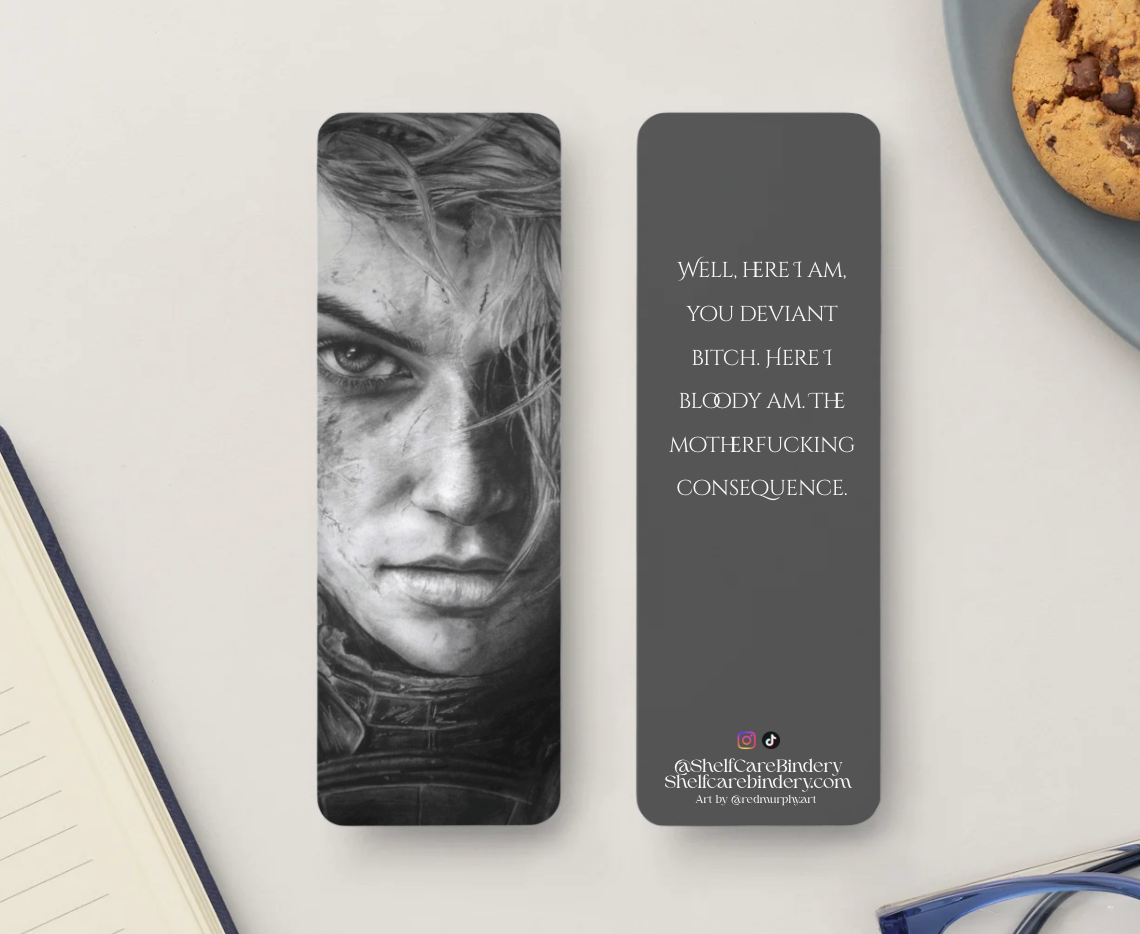 Red Murphy Art Bookmarks